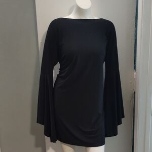 Chic Black Long Sleeve Dress